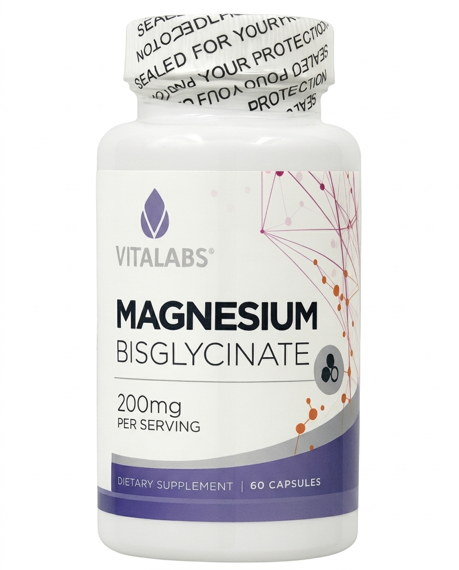 Bisglicinato de magnesio 200mg